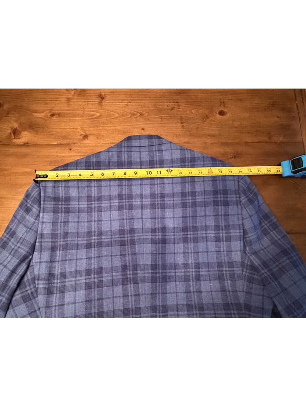 Bar Ill Slim 44R Sport Coat Jacket Blazer Blue Check MSRP $295 New w Tags - Picture 7 of 8